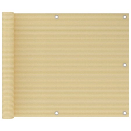 Beige HDPE-Balkonmarkise 75x300 cm von vidaXL, Sonnenschirme - Ref: Foro24-310908, Preis: 16,79 €, Rabatt: %