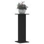 Soportes de plantas 2 uds madera ingeniería negro 30x30x80 cm de , Soportes para macetas - Ref: Foro24-3307865, Precio: 73,69...