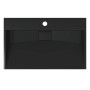 Lavabo de fundición de mineral/mármol negro mate 60x38x11 cm de , Lavabos - Ref: Foro24-155980, Precio: 163,43 €, Descuento: %