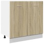 Armario inferior de fregadero madera ingeniería 80x46x81,5 cm de , Armarios de cocina - Ref: Foro24-849612, Precio: 67,38 €, ...