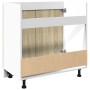 Unterschrank aus Holzwerkstoff für Spüle 80x46x81,5 cm. von , Küchenschränke - Ref: Foro24-849612, Preis: 71,03 €, Rabatt: %