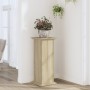 Soportes de plantas madera ingeniería roble Sonoma 33x33x80 cm de , Soportes para macetas - Ref: Foro24-852971, Precio: 57,51...