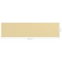 Beige HDPE-Balkonmarkise 75x300 cm von vidaXL, Sonnenschirme - Ref: Foro24-310908, Preis: 16,79 €, Rabatt: %