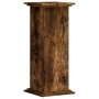 Soportes de plantas madera ingeniería roble ahumado 33x33x80 cm de , Soportes para macetas - Ref: Foro24-852973, Precio: 57,5...