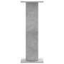 Plant stands 2 units gray wood concrete 30x30x80 cm by , Pot stands - Ref: Foro24-3307867, Price: 70,71 €, Discount: %