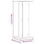 Plant stands 2 units gray wood concrete 30x30x80 cm by , Pot stands - Ref: Foro24-3307867, Price: 70,71 €, Discount: %