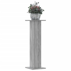 Soportes para plantas 2 uds madera gris Sonoma 30x30x95 cm de , Soportes para macetas - Ref: Foro24-3307878, Precio: 71,99 €,...