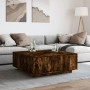 Engineered wood smoked oak coffee table 100x100x40 cm by , Coffee table - Ref: Foro24-3284053, Price: 169,73 €, Discount: %