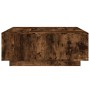 Engineered wood smoked oak coffee table 100x100x40 cm by , Coffee table - Ref: Foro24-3284053, Price: 169,73 €, Discount: %