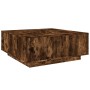 Engineered wood smoked oak coffee table 100x100x40 cm by , Coffee table - Ref: Foro24-3284053, Price: 169,73 €, Discount: %