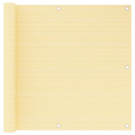 Toldo para balcón HDPE beige 90x600 cm de vidaXL, Sombrillas - Ref: Foro24-310915, Precio: 26,99 €, Descuento: %