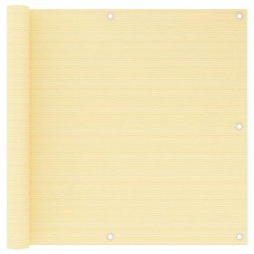 Beige HDPE-Balkonmarkise 90x500 cm von vidaXL, Sonnenschirme - Ref: Foro24-310914, Preis: 16,50 €, Rabatt: %