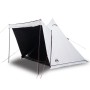 Family store tipi for 6 people, white opaque waterproof fabric by , tents - Ref: Foro24-4009441, Price: 229,19 €, Discount: %