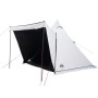 Family store tipi for 6 people, white opaque waterproof fabric by , tents - Ref: Foro24-4009441, Price: 229,19 €, Discount: %