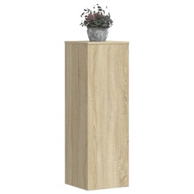 Plant stands 2 units oak wood Sonoma 33x33x100 cm by , Pot stands - Ref: Foro24-3307884, Price: 121,24 €, Discount: %