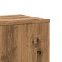 Plant stands 2 units oak wood artisan 33x33x100 cm by , Pot stands - Ref: Foro24-3307890, Price: 123,69 €, Discount: %