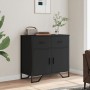 Engineered wood black sideboard 79.5x35.5x74.5 cm by , Sideboards - Ref: Foro24-848544, Price: 93,16 €, Discount: %