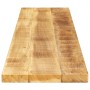 Rechteckiger Tisch aus grobem Mangoholz 160x30x2,5 cm. von , Tischplatten - Ref: Foro24-371301, Preis: 61,83 €, Rabatt: %