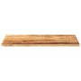 Rechteckiger Tisch aus grobem Mangoholz 120x60x1,5 cm. von , Tischplatten - Ref: Foro24-371336, Preis: 75,96 €, Rabatt: %