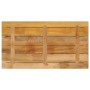 Rechteckiger Tisch aus grobem Mangoholz 120x60x1,5 cm. von , Tischplatten - Ref: Foro24-371336, Preis: 75,96 €, Rabatt: %