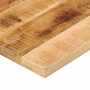 Rechteckiger Tisch aus grobem Mangoholz 120x60x1,5 cm. von , Tischplatten - Ref: Foro24-371336, Preis: 75,96 €, Rabatt: %