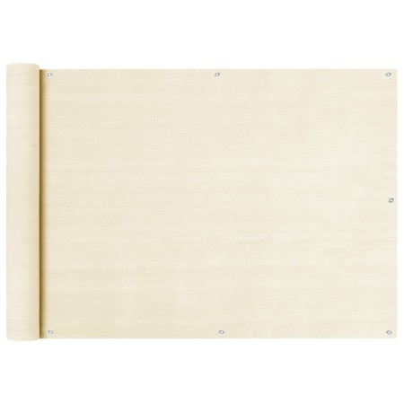 Toldo para balcón HDPE crema 75x300 cm de vidaXL, Sombrillas - Ref: Foro24-310920, Precio: 23,43 €, Descuento: %