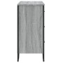 Cajonera de madera de ingeniería gris Sonoma 91x35,5x74,5 cm de , Cajoneras - Ref: Foro24-3295305, Precio: 169,68 €, Descuent...