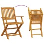 Garden dining set 9 pieces solid acacia wood 180x90x75cm by , Garden sets - Ref: Foro24-3321529, Price: 608,04 €, Discount: %