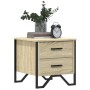 Mesita de noche madera de ingeniería roble Sonoma 40x41x40 cm de , Mesitas de noche - Ref: Foro24-848506, Precio: 53,88 €, De...