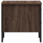 Engineered wood brown oak bedside table 40x41x40 cm by , Nightstands - Ref: Foro24-848512, Price: 55,43 €, Discount: %