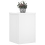 Soportes de plantas 2 uds madera ingeniería blanco 20x20x30 cm de , Soportes para macetas - Ref: Foro24-852897, Precio: 37,36...