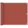 Toldo para balcón HDPE terracota 75x600 cm de vidaXL, Sombrillas - Ref: Foro24-310947, Precio: 19,94 €, Descuento: %