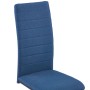 Sillas de comedor voladizas 4 unidades tela azul de , Sillas de comedor - Ref: Foro24-282031, Precio: 189,99 €, Descuento: %