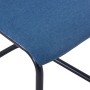 Sillas de comedor voladizas 4 unidades tela azul de , Sillas de comedor - Ref: Foro24-282031, Precio: 189,99 €, Descuento: %