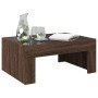 Coffee table with Infinity LED brown oak 70x50x30 cm by , Coffee table - Ref: Foro24-847615, Price: 123,29 €, Discount: %