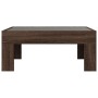 Coffee table with Infinity LED brown oak 70x50x30 cm by , Coffee table - Ref: Foro24-847615, Price: 123,29 €, Discount: %