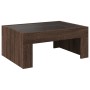 Mesa de centro con Infinity LED marrón roble 70x50x30 cm de , Mesas de centro - Ref: Foro24-847615, Precio: 122,99 €, Descuen...