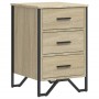 Engineered wood nightstand in Sonoma oak, measuring 40x41x60 cm. by , Nightstands - Ref: Foro24-848525, Price: 71,58 €, Disco...