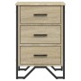 Mesita de noche madera de ingeniería roble Sonoma 40x41x60 cm de , Mesitas de noche - Ref: Foro24-848525, Precio: 79,03 €, De...