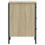 Engineered wood nightstand in Sonoma oak, measuring 40x41x60 cm. by , Nightstands - Ref: Foro24-848525, Price: 71,58 €, Disco...