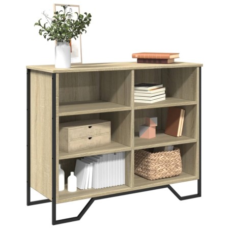 Engineered wood sideboard in Sonoma oak 91x35.5x74.5 cm by , Sideboards - Ref: Foro24-848550, Price: 84,49 €, Discount: %