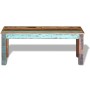 Solid recycled wood bench 110x35x45 cm by , Benches for halls and storage - Ref: Foro24-243454, Price: 130,64 €, Discount: %