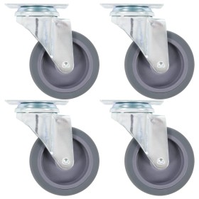 Swivel wheels 4 units 75 mm by , Material handling - Ref: Foro24-143420, Price: 21,70 €, Discount: %