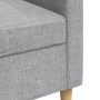 3-seater light gray fabric sofa 210 cm by , Sofas - Ref: Foro24-4007414, Price: 264,24 €, Discount: %