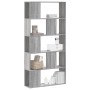 5-level Sonoma gray wood bookshelf 80.5x23.5x162.5 cm by , Bookcases and shelves - Ref: Foro24-852776, Price: 87,57 €, Discou...