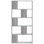 5-level Sonoma gray wood bookshelf 80.5x23.5x162.5 cm by , Bookcases and shelves - Ref: Foro24-852776, Price: 87,57 €, Discou...