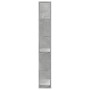 5-level gray wood and concrete bookshelf 80.5x23.5x162.5 cm by , Bookcases and shelves - Ref: Foro24-852774, Price: 80,76 €, ...