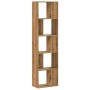 Handcrafted oak wood 5-level bookshelf 80.5x23.5x162.5 cm by , Bookcases and shelves - Ref: Foro24-852788, Price: 68,40 €, Di...