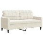 Sofagarnitur mit 3-teiligen cremefarbenen Samtkissen. von , Sofas - Ref: Foro24-3278439, Preis: 664,57 €, Rabatt: %