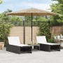 Garden umbrella with brown steel pole 324x324x247 cm by , Umbrellas - Ref: Foro24-4005109, Price: 112,82 €, Discount: %